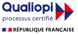 Logo officiel Qualiopi — processus certifié, République française